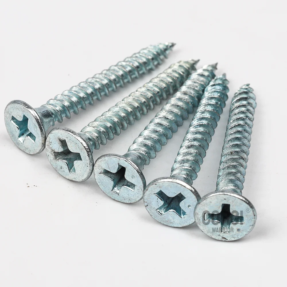 145 to 170 M3.5 #6 Wood Screws Assortment Fasteners Kit Phillips Head Flat Self-Tapping Set Black Steel and 304 Stainless Steel