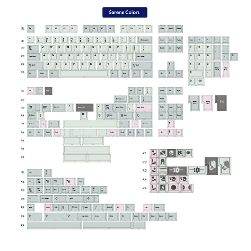 Shipkie Custom Keycaps Pbt Dye Sublimation Original Factory Height Hot Swappable For Mechanical Keyboard Gaming Enthusiasts Use