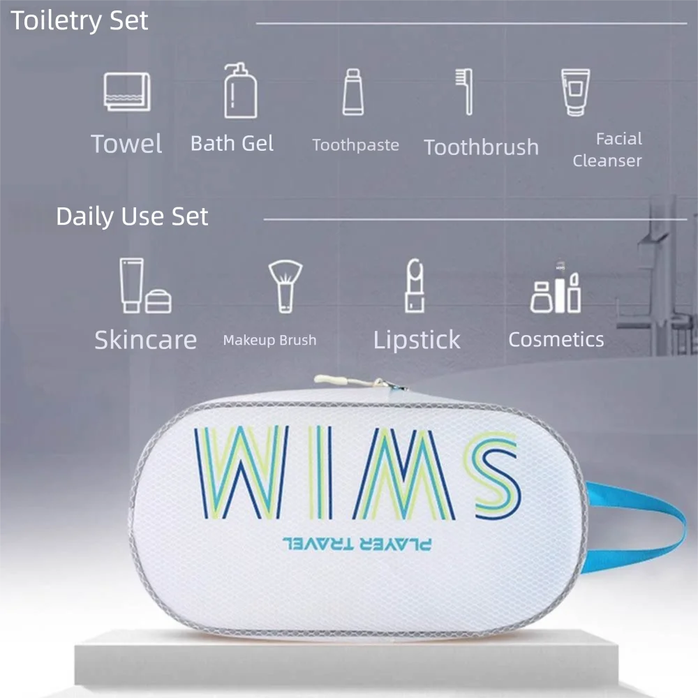 حقيبة يد للسباحة مقاومة للماء، فصل جاف ورطب، حقيبة أدوات زينة قابلة للتنفس، سعة كبيرة، حقيبة تخزين مقاومة للماء على الشاطئ #3