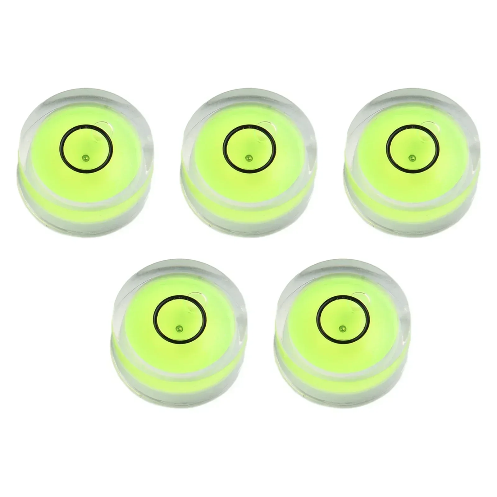 5Pcs Round Bubble Level  Accuracy Horizontal Precision Bubble Level For Adjusted Water As Bubble Show Level Measuring Instrument