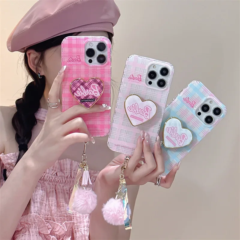 Barbie Y2K Phone Case Iphone15 14 11 12 13 Pro Max Kawaii Fashion Shell Pendant Movie Decoration Cute Girl Gift