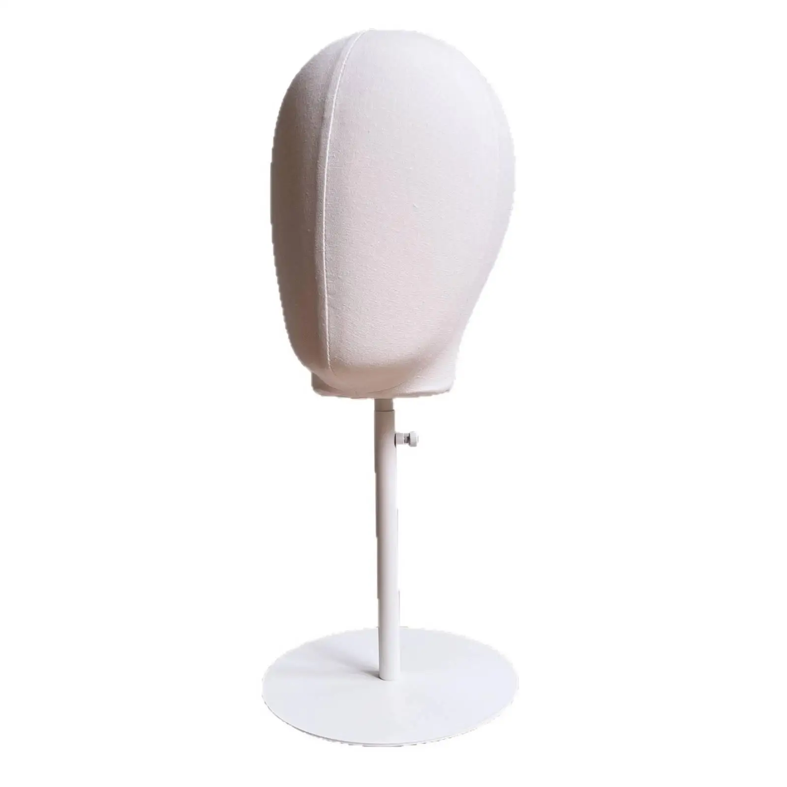 Mannequin Head with Metal Base Adjustable Styling Head Stand Pin-Compatible Hairpiece Stand for Salon Owners, Hair Salons,