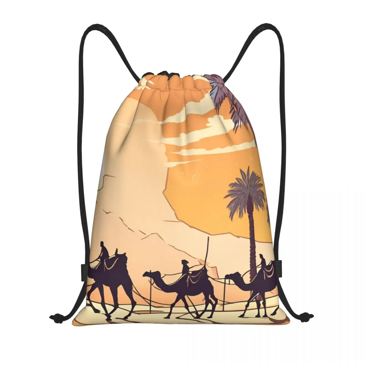 

3 Camels Backpacks Portable Drawstring Bags Shoes Bag Book Bags for Travel School