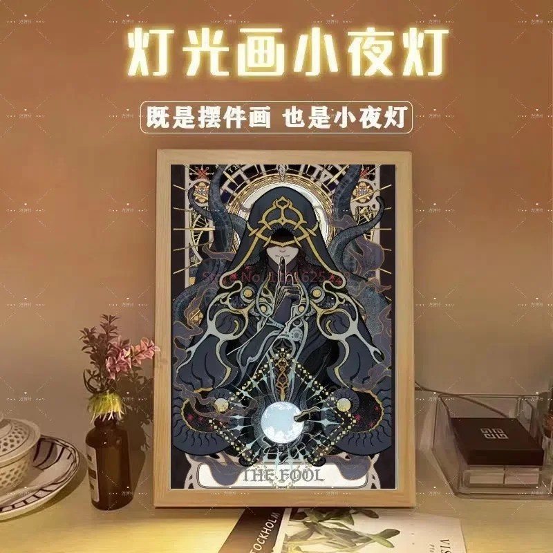 Lord Of Mysteries Light Painting: Klein & Amon อะนิเมะ Clown Arc เรืองแสงรูป - เครื่องประดับตกแต่ง, ของขวัญสําหรับแฟนๆ