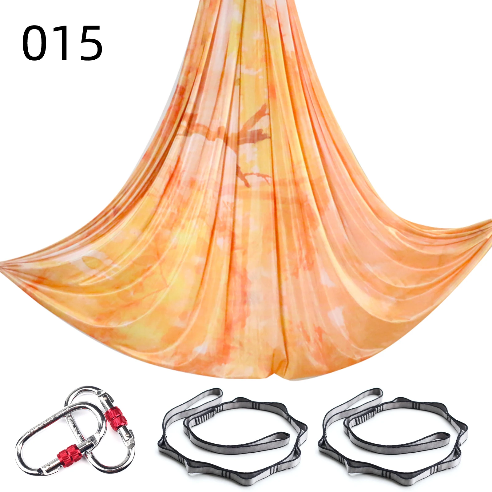 

NEW 2024 Color 7m Aerial Yoga Hammock Set Gradient Style-1 Aerial silks Yoga Fitness Stretch Belt For GYM Indoor Yoga Studio