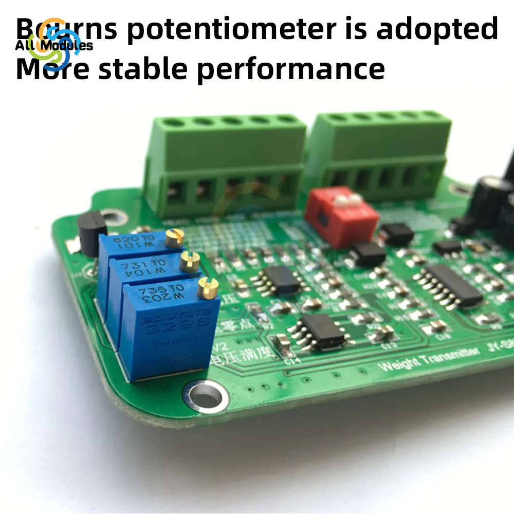 JY-S60 /JY-S 85 DC18-26v Current Load Cell Load Cell Amplifier Weight Transmitter 4-20mA 0-5V or 0-10V Voltage with Housing