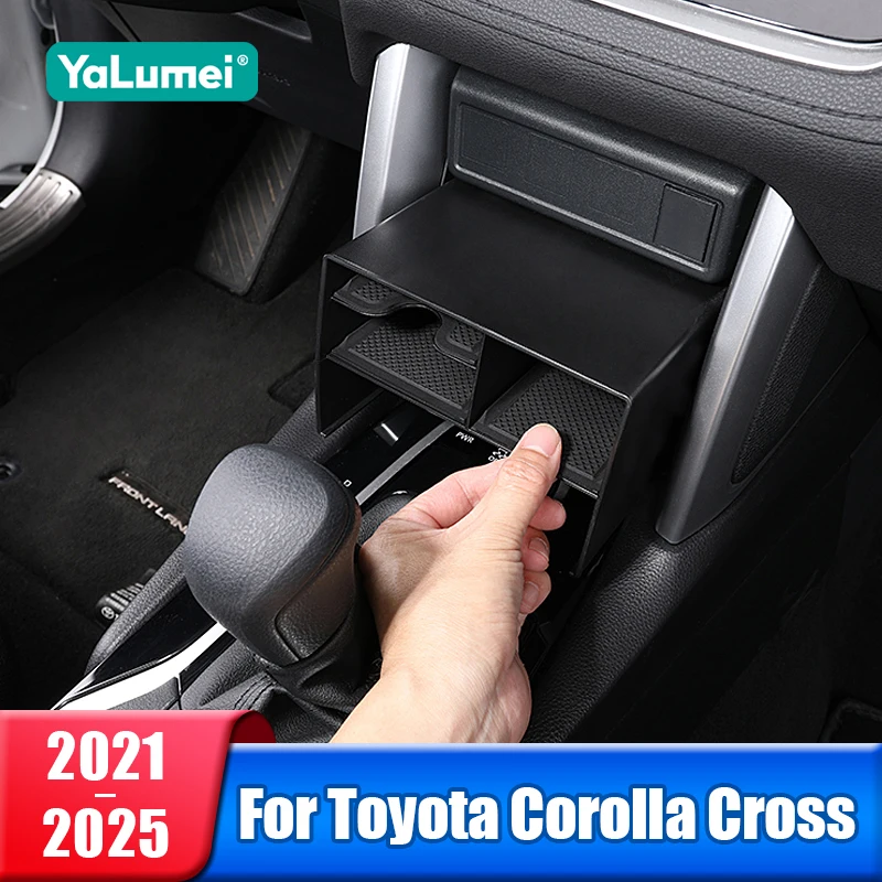 

Car Central Control Storage Box For Toyota Corolla Cross XG10 2021 2022 2023 2024 2025 Hybrid Modification Organizer Accessories
