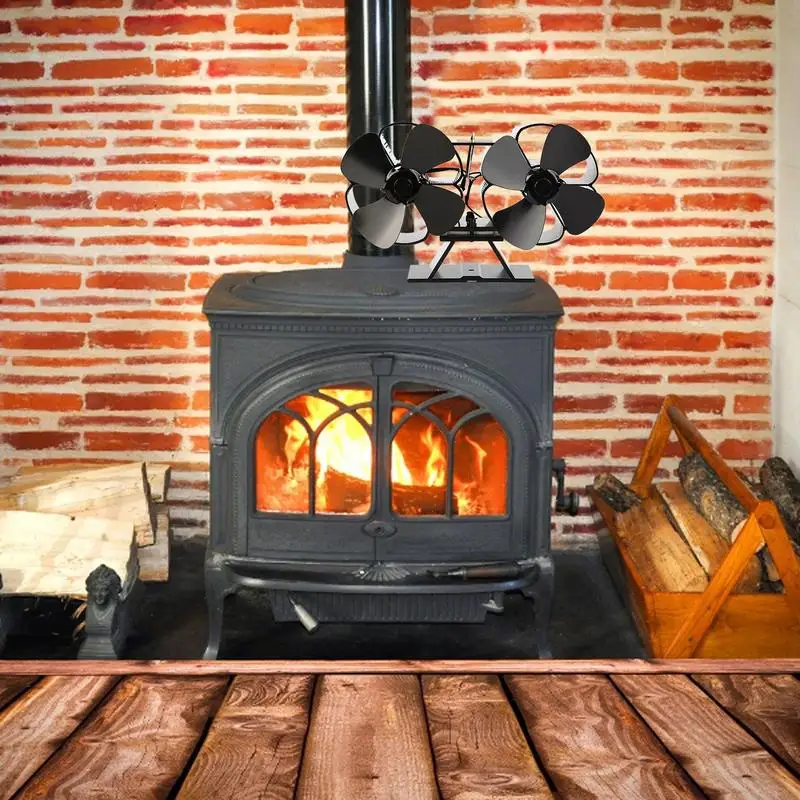 

Non-Powered Stove Fan Heat Powered Stove Fan Efficient Heat Distribution wood burning stove fans fireplace supplies for stoves