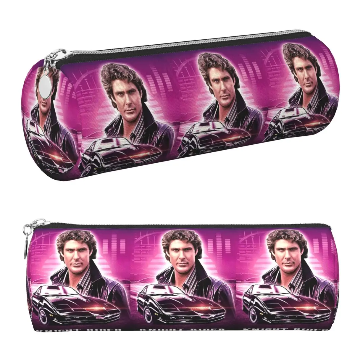 Knight Rider Action Tv Series Pencil Cases Pencil Pouch Cylinder Pen Box Pencil Bag for Boy Girl Gifts