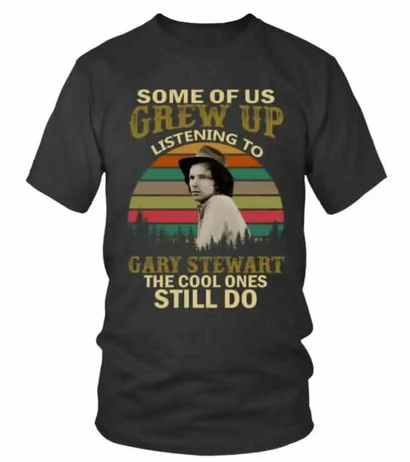 NEW Grew Up Listening To Gary Stewart Unisex Classic Tee Vintage Trending S-5XL