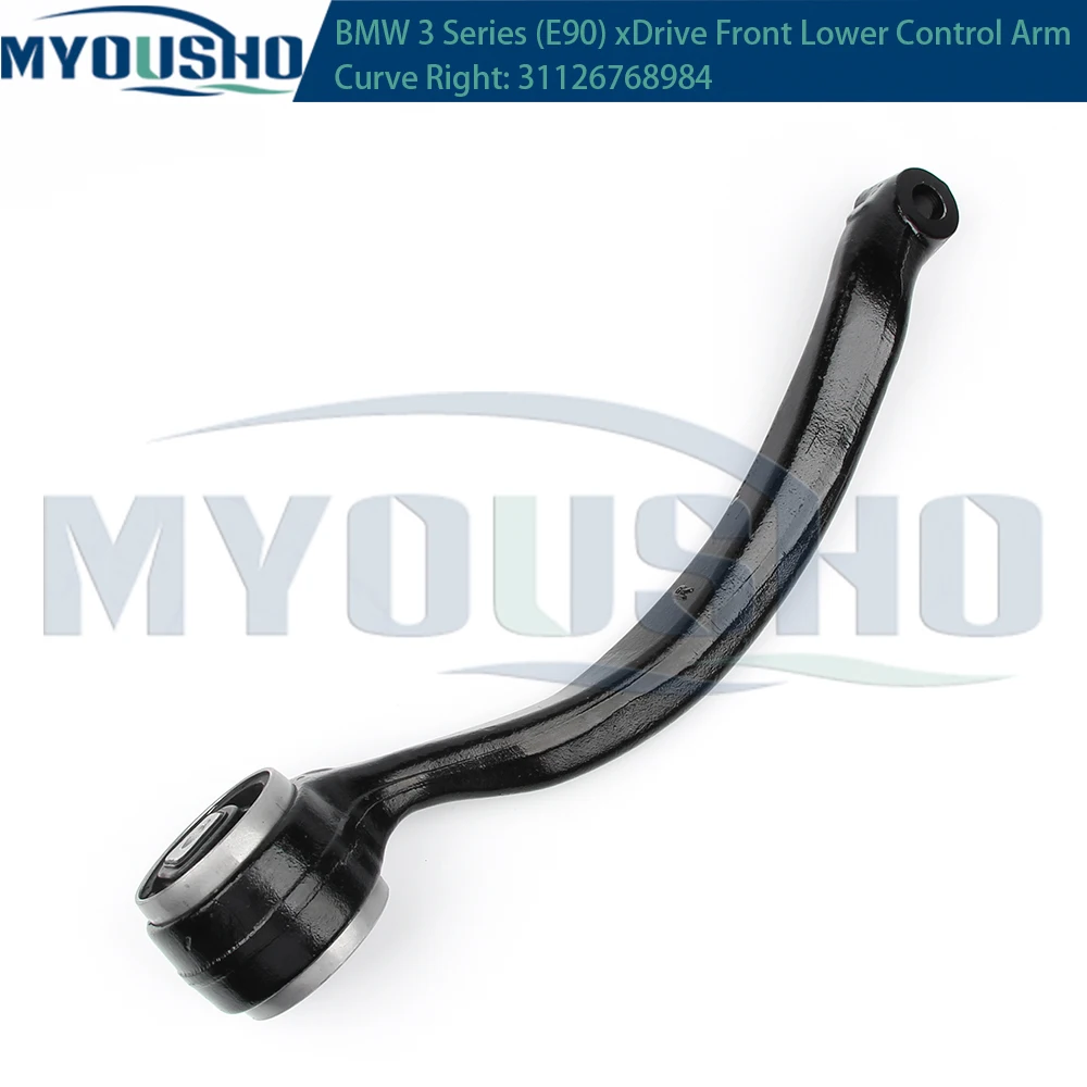 Myosho For BMW 3 Series E90 E91 E92 X1 E84 xDrive  Front Lower Suspension Control Arm Curve 31126768983 31126768984