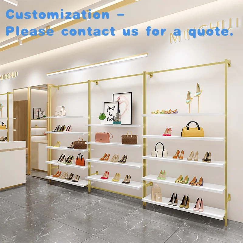 

Изготовленный на заказ металлический деревянный магазин, стеллажи для витрины для мебели, магазин одежды, сумки, витрины для обуви