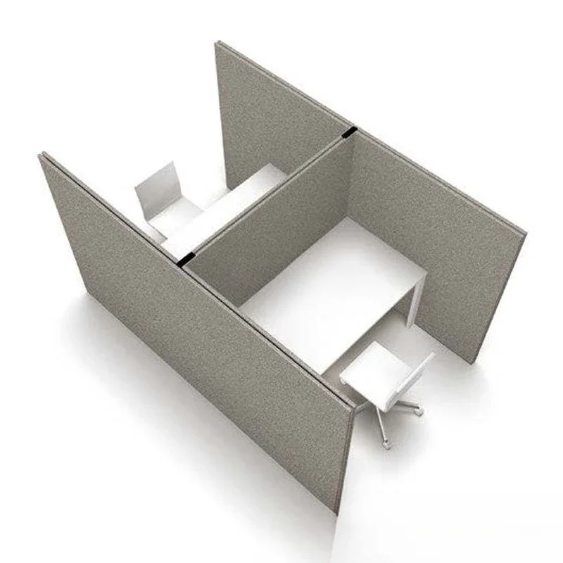 Modular desk, screen partition, shared workstation, soundproof upholstery, cloth surface, high enclosure, silent private