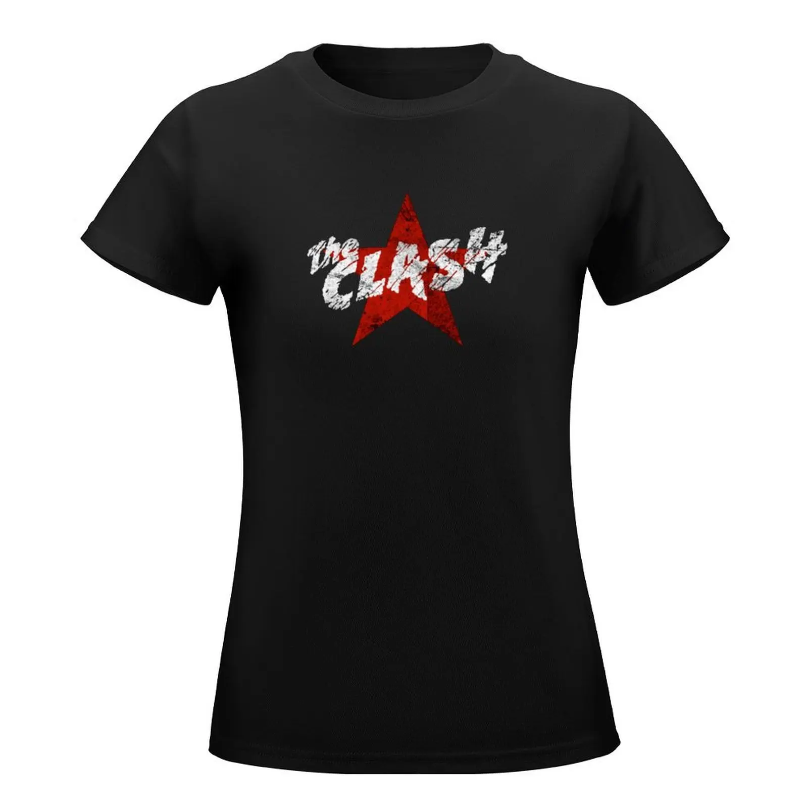 the clash london calling T-Shirt plain tees plus size tops spring clothes Women 2024