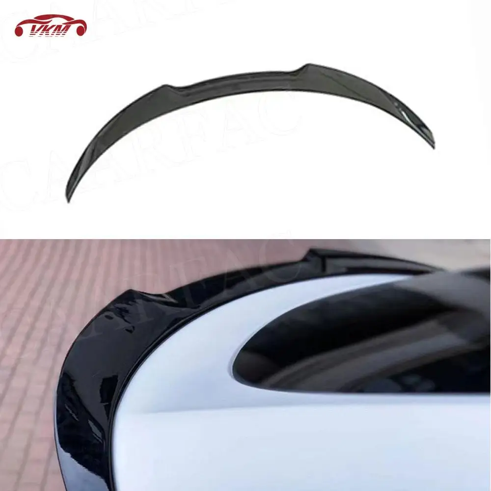 

Carbon Fiber/ABS Rear Trunk Wing Spoiler for Tesla Model Y 2021+ Duckbill rear lip spoiler Add On Car Styling