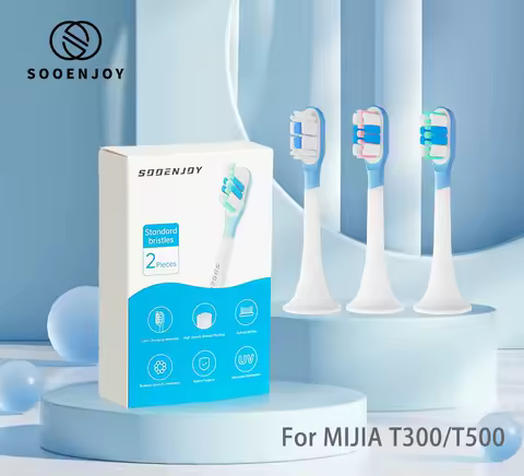 Replacement Toothbrush Heads For Xiaomi MIJIA T300 T500 Sonic Electric Teeth Brush Soft Copper Free Teethbrush Nozzles