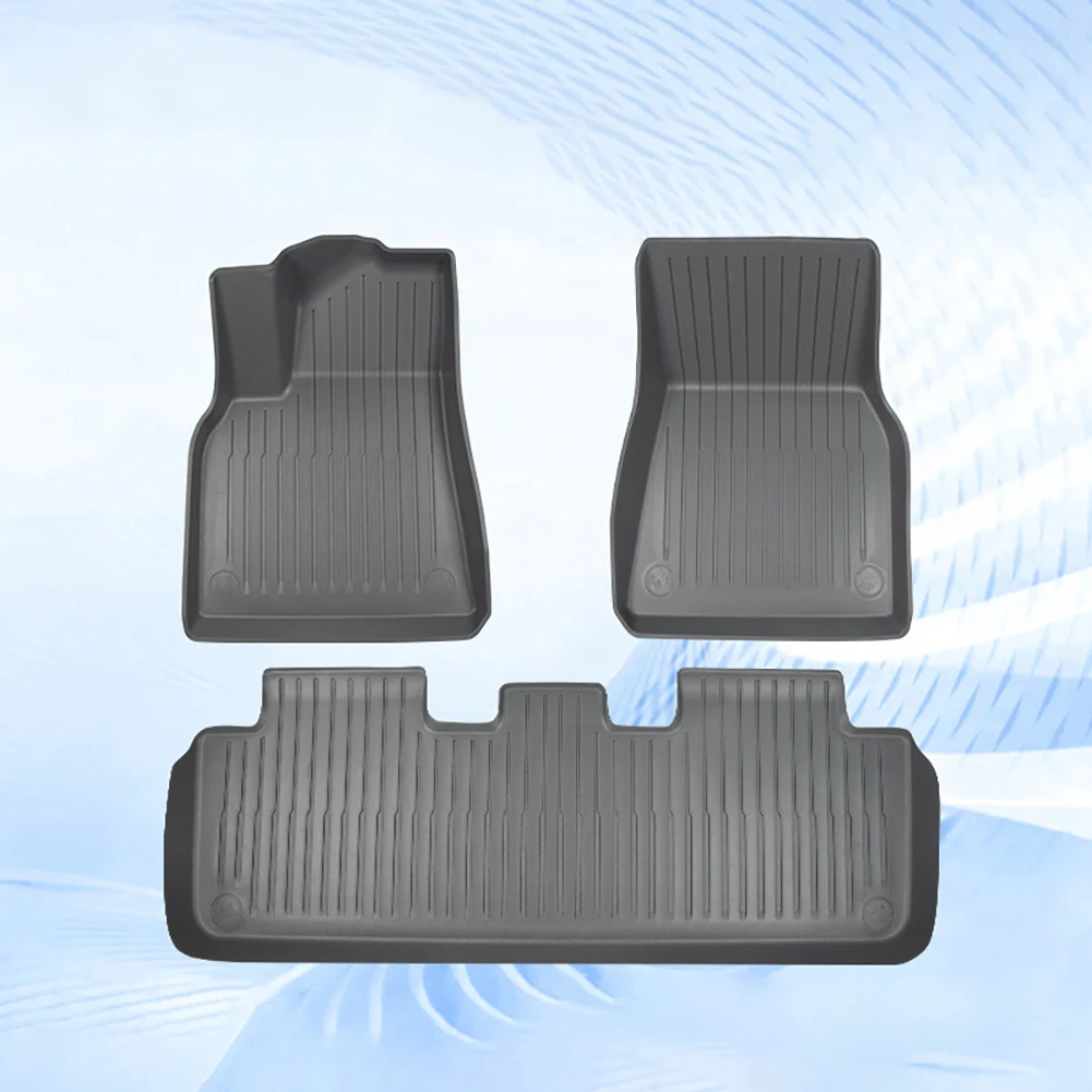 

All-Weather Floor Mats Compatible for Y 2021 2022 2023 Waterproof Dust-Proof Surrounded Floor Liner Replacement Foot Pad