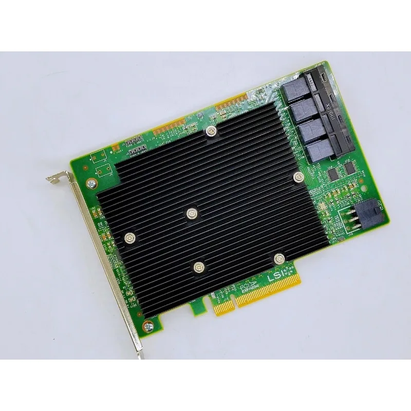 LSI 9300-16i 16 Internal Ports 12Gbps SAS HBA P16 IT Mode Supports 1024 Drives for NAS Server