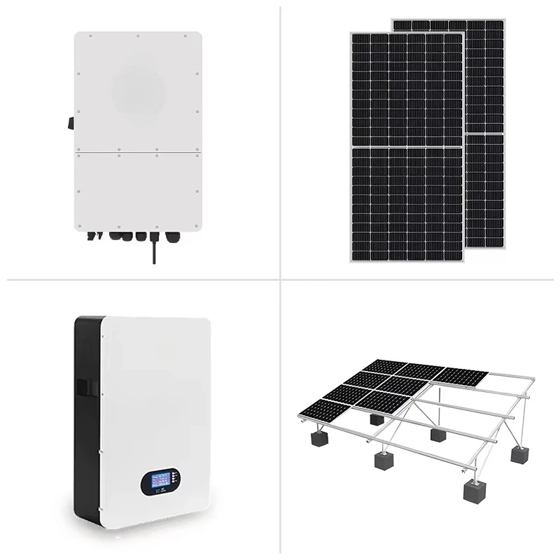 Long Lifespan 5kw 8kw 10kw Hybrid Solar Power System Rooftop Solar Systems for Home Power Supply