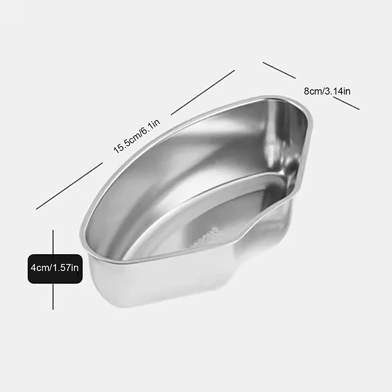 Aço inoxidável placa de vapor, Fan Shaped, placa dividida, Household Food Bowl, Acessórios de cozinha, 1 Pc, 3Pcs
