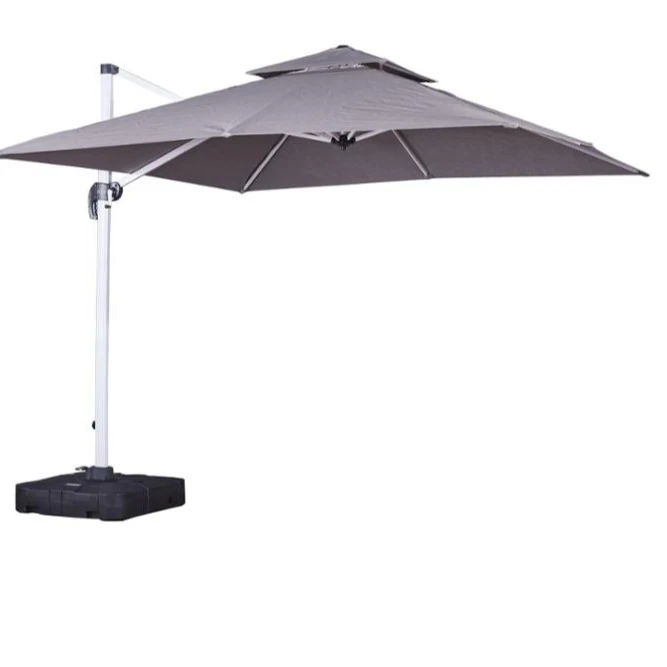 

Hot Sale Outdoor 3*3m Patio Garden Parasol Roman Umbrella With Base Outdoor Sun Umbrella Supplier