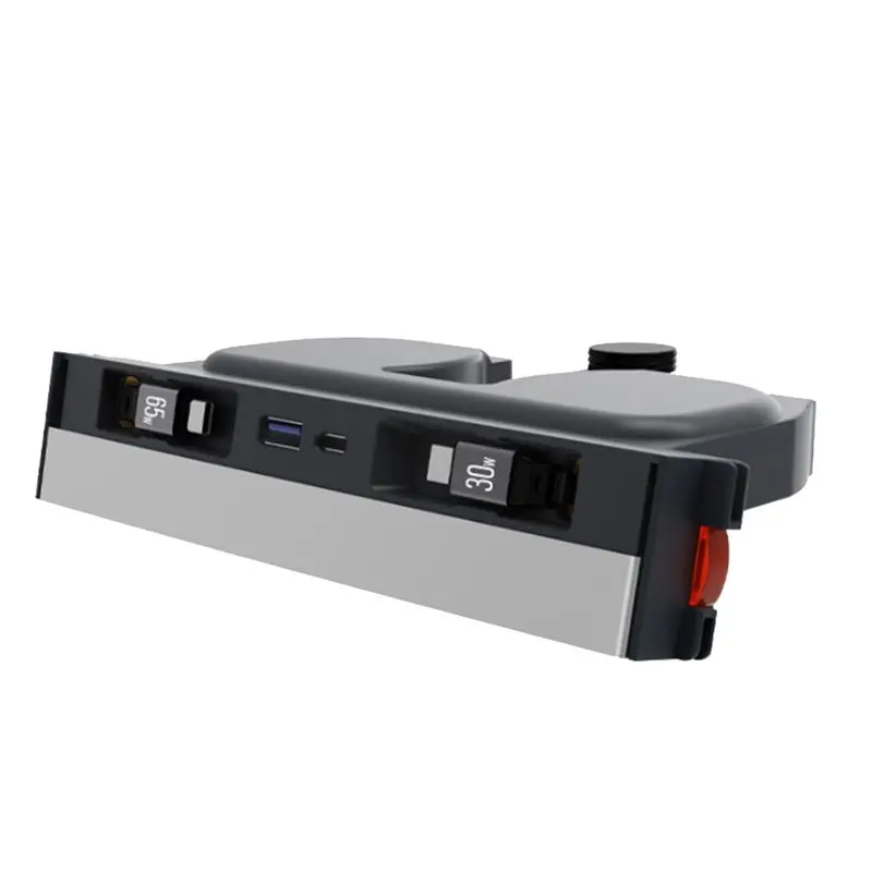 Car Smart Docking Station Daul TYPE-C Interface Docking Station Telescopic Rope For Tesla Model 3 Highland Model Y 2025