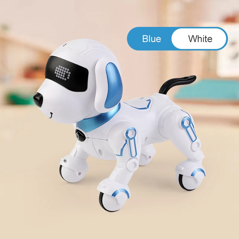 RC infantil inteligente oito rodas robô cão, relógio inteligente sem fio, sensor de gesto, brinquedo de controle remoto