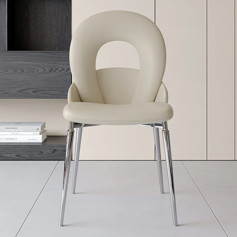 Customizable Light Luxury Restaurant Dining Chair Home Living Room Simple and Comfortable Long-term Sitting