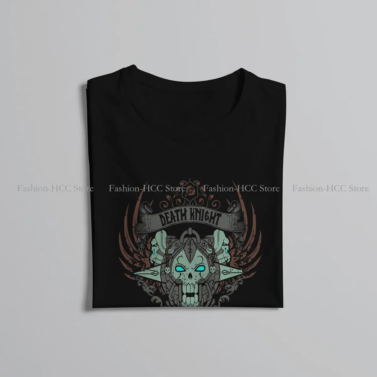 World of Warcraft Role-playing Game Polyester TShirts DEATH KNIGHT ELITE EDITION Essential Print Homme T Shirt Funny Clothing