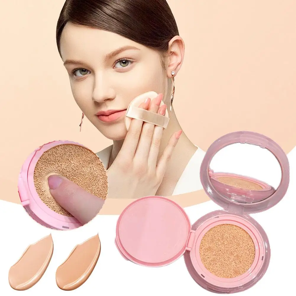 Air Cushion CC Cream Natural Moisturizing Foundation with Cream Concealer BB Makeup Oil-control Whitening Cosmetics Puff Ko I8X8