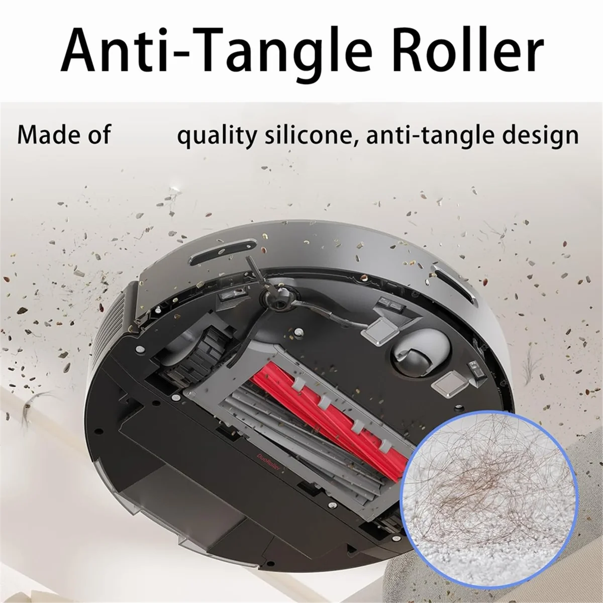 BFYL-Kit Pengganti untuk Roborock Q5 Max +/ Q5 DuoRoller +/Q5 Pro/Q5 Pro +/Q8 Max/ Q8 Max + Vakum Robot, Filter HEPA Sikat Utama