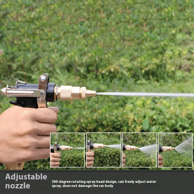 Tragbare hochdruck Wasser Pistole Für Reinigung Auto Waschen Maschine Garten Bewässerung Schlauch Düse Sprinkler Schaum Wasser Pistole