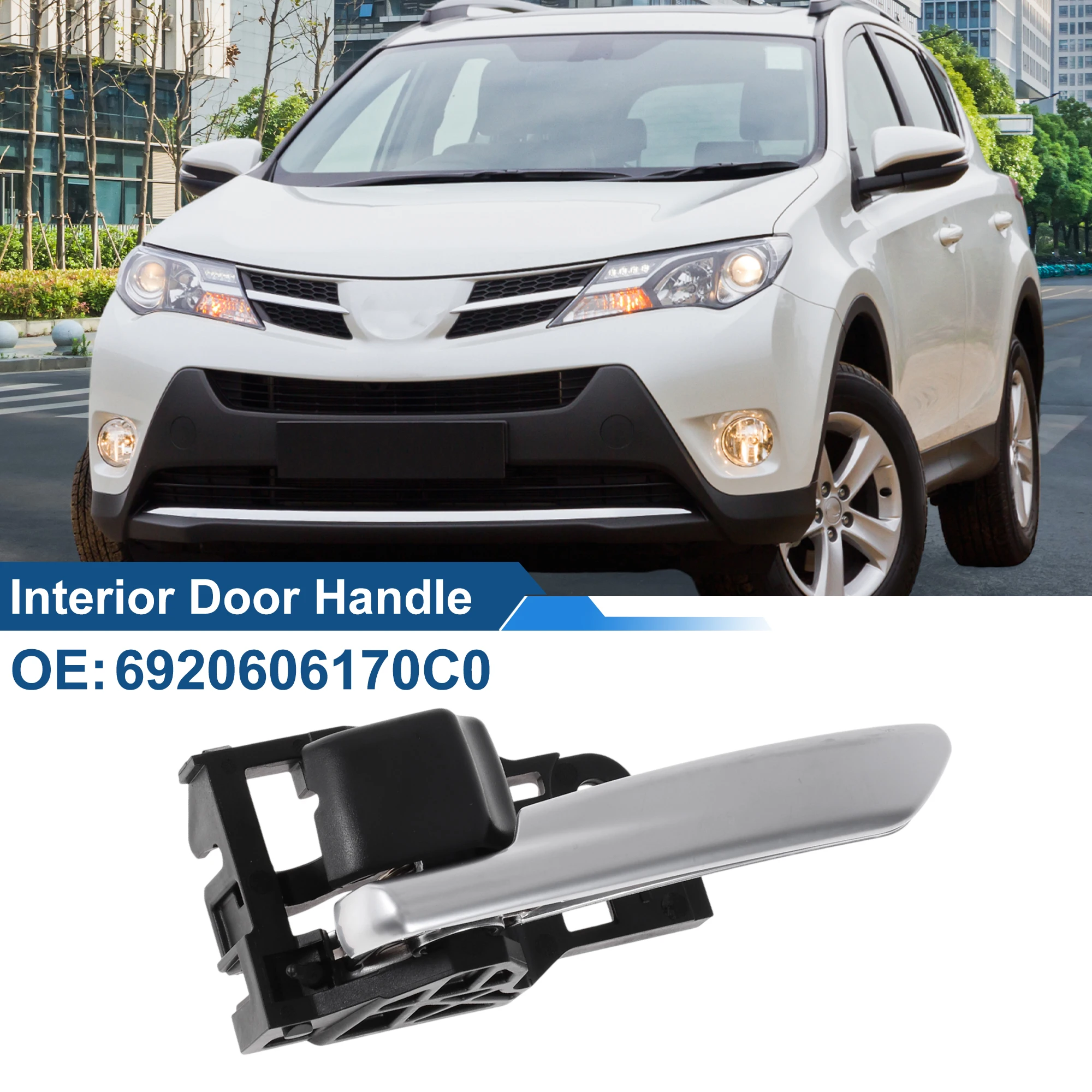 

UXCELL Передняя внутренняя дверная ручка со стороны водителя для Toyota Rav4 2019-2022 No 6920606170C0