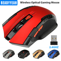 2.4Ghz Wireless Mouse And Optical Mice Mouse Gaming With USB Receiver Ergonomics 1600DPI 6 Buttons Mouse For Laptop Accessories