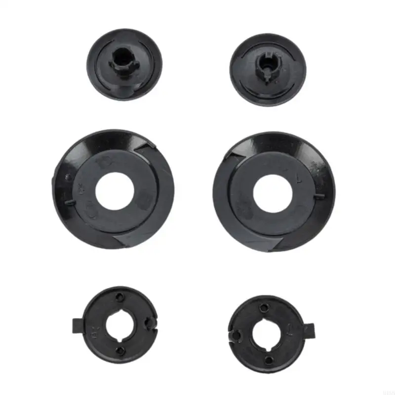

2025 New 6 Piece Universal Fit Helmet Visored Base for Motorcycle Helmets Tool Installation Strength ABS Secure Locking