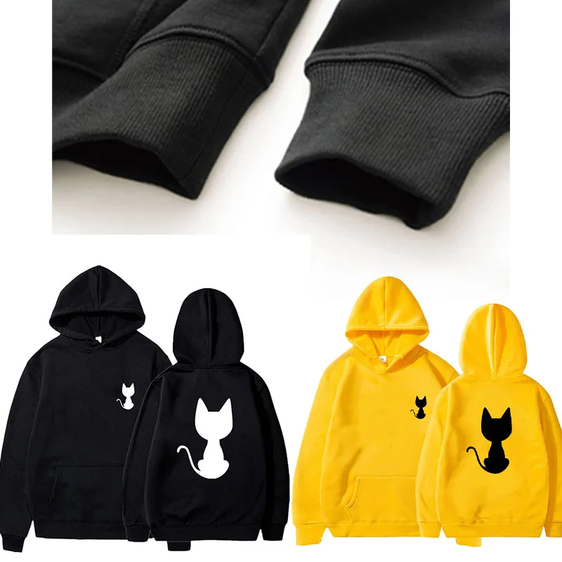 

New hooded sweatshirt loose fitting men's and women's autumn and winter couple's top full sleeve autumn and winter hoodie