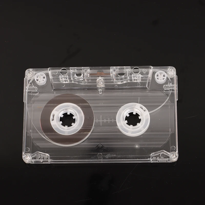 【AD】30 Minutes Standard Cassette Color Blank Tape Player With Magnetic Audio Tape Clear Storage Box For Speech Music Recording
