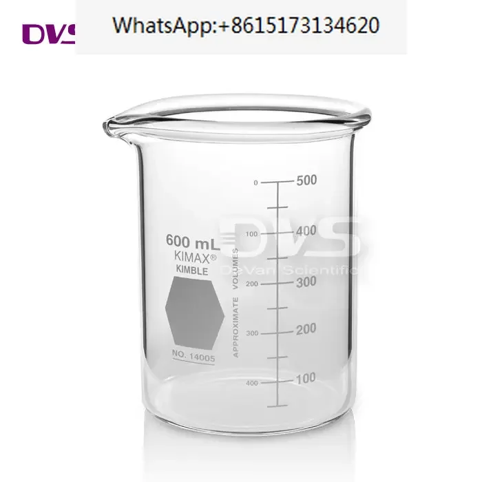 Low type thick wall beaker, glass measuring cup, high boron silicon high-temperature resistant beaker