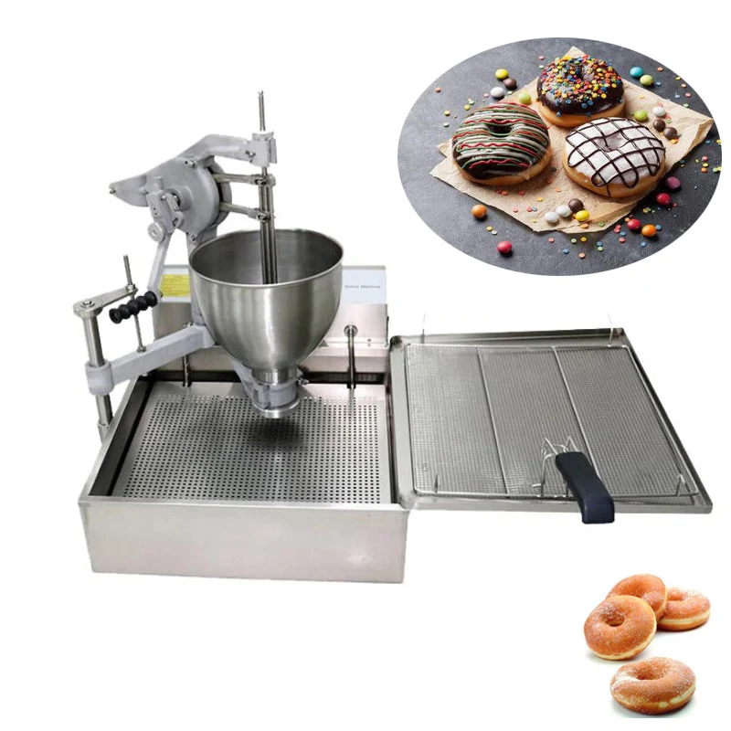 

Newest Multi-function Donut Maker Commercial Electric Industrial Stainless Steel Donut Making Machine Mini Donut Frying Machine