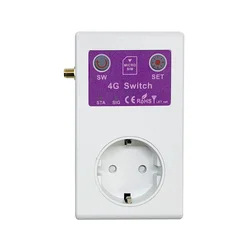 SC1-WLTE-4G/2G Smart APP Phone Remote Control Smart Power Plug Switch EU Socket Power Fail Alarm Temperature Control