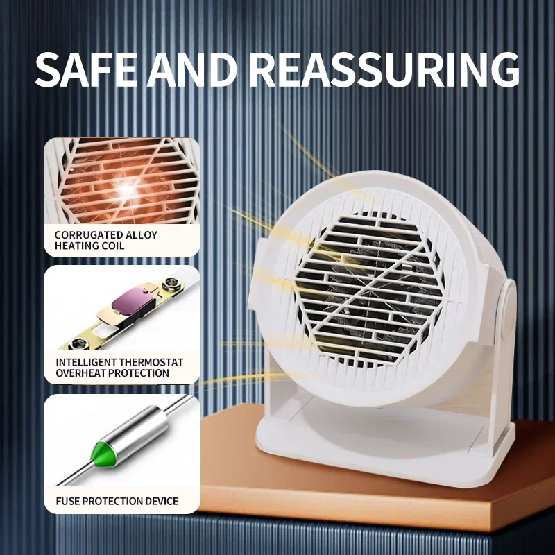 air heater Cold and warm heater Small electric heater for the home desktop office desktop portable heating fan Clipper vgr Nifes