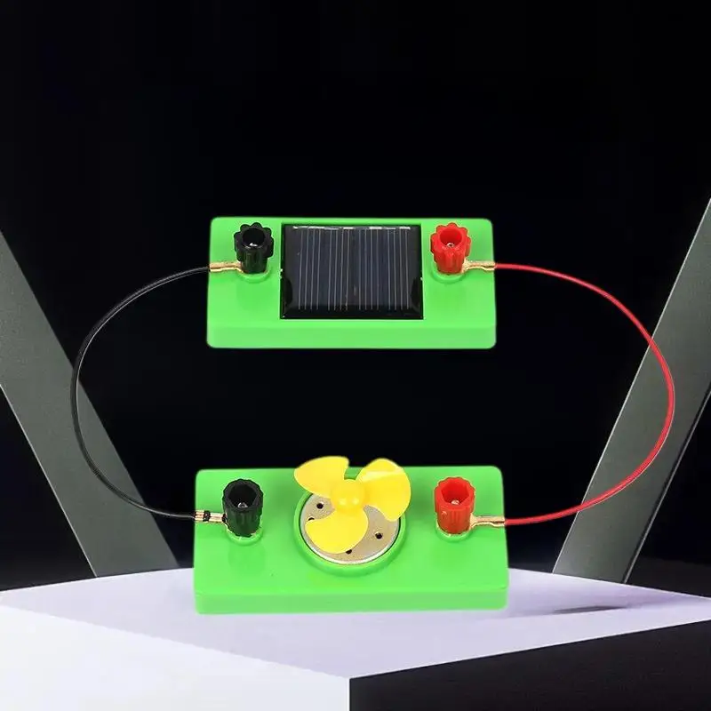 Zestaw zabawek z panelem słonecznym dla dzieci; Podstawowe nauki o obwodach elektrycznych; Innowacyjne narzędzie do nauczania fizyki