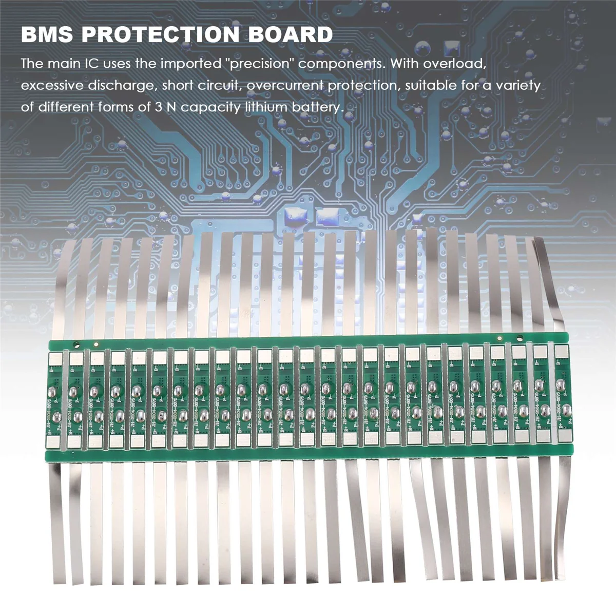 AT08 nueva placa de protección 100 Uds 3A para batería de litio 1S 3,7 V 18650 Li-Ion