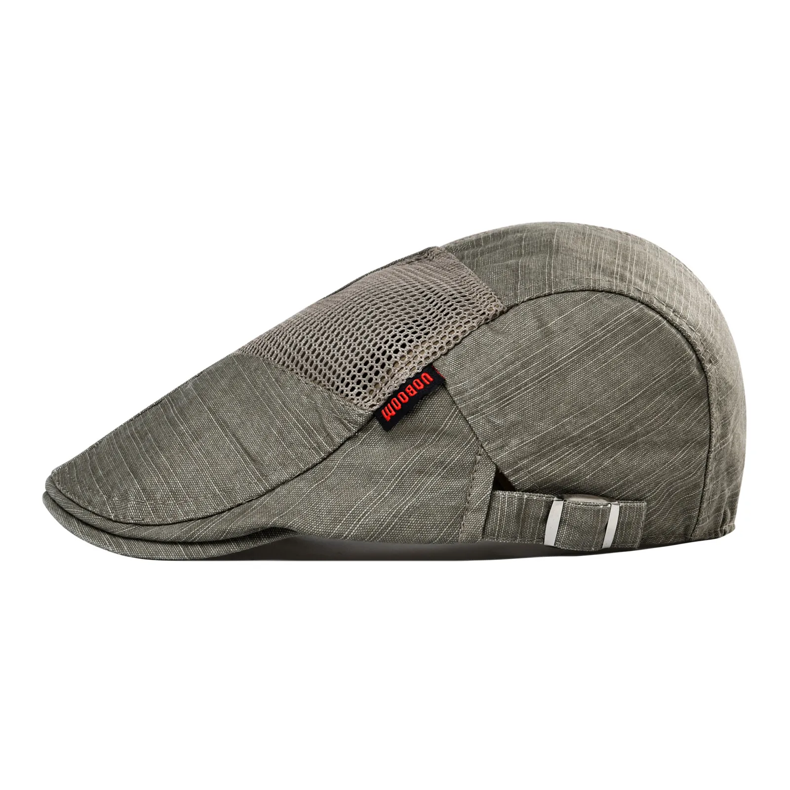 VOBOOM Cotton Flat Ivy Cap Men Retro Newsboy Caps Distressed Male Golf Boina Baker Boy Hat Adjustable Spring Summer Autumn Beret