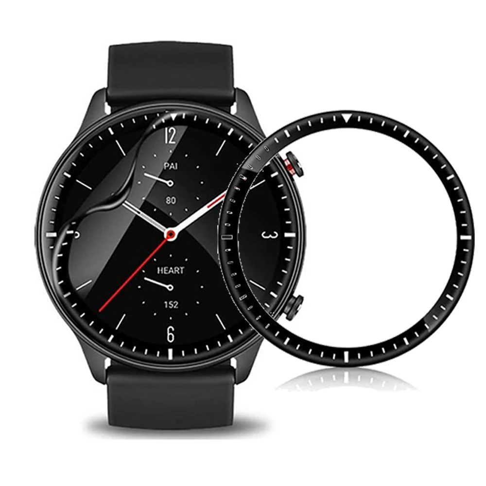 1-3pcs Full-Screen 3D Curved Composite Protective Film For Huami Amazfit GTR 2 HD/Scratch Resistant Protector Accessories