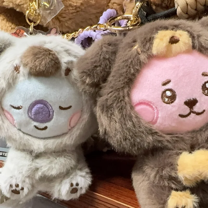 Muñeco de Peluche BT21 COOKY TATA de 12 cm, Diseño de Anime, Estilo Y2K, Nuevo Juguete de Peluche Creativo, Accesorio para Mochila, Llavero, Regalo para Amigos