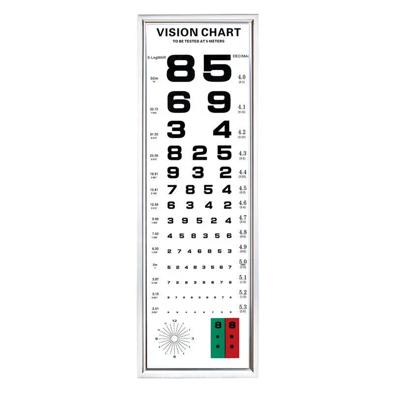 SHTOPVIEW Classical Design LED Vision Chart Eye Chart LY-21C with 5m Test Distance