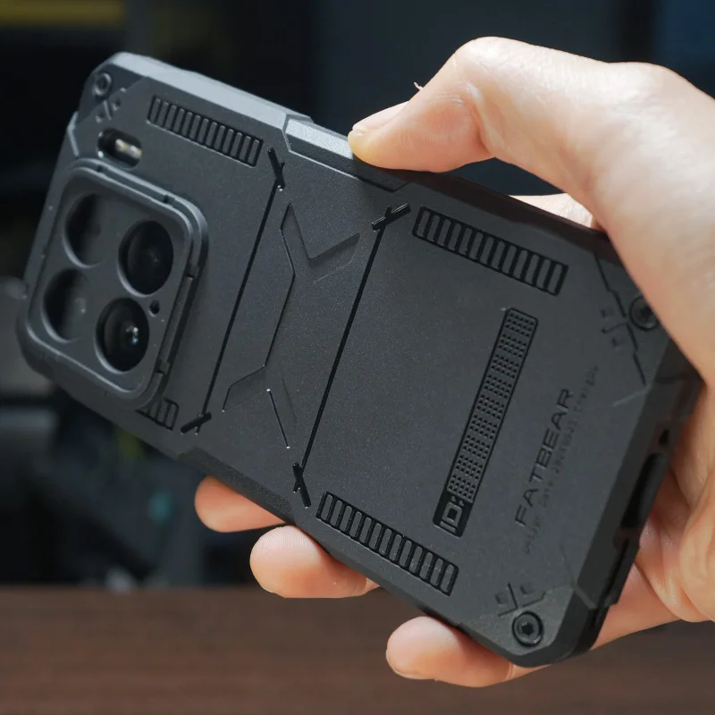 FATBEAR [For XIAOMI MIUI 15 15Pro] Tactical Military Grade Rugged Shockproof Armor Case Cover