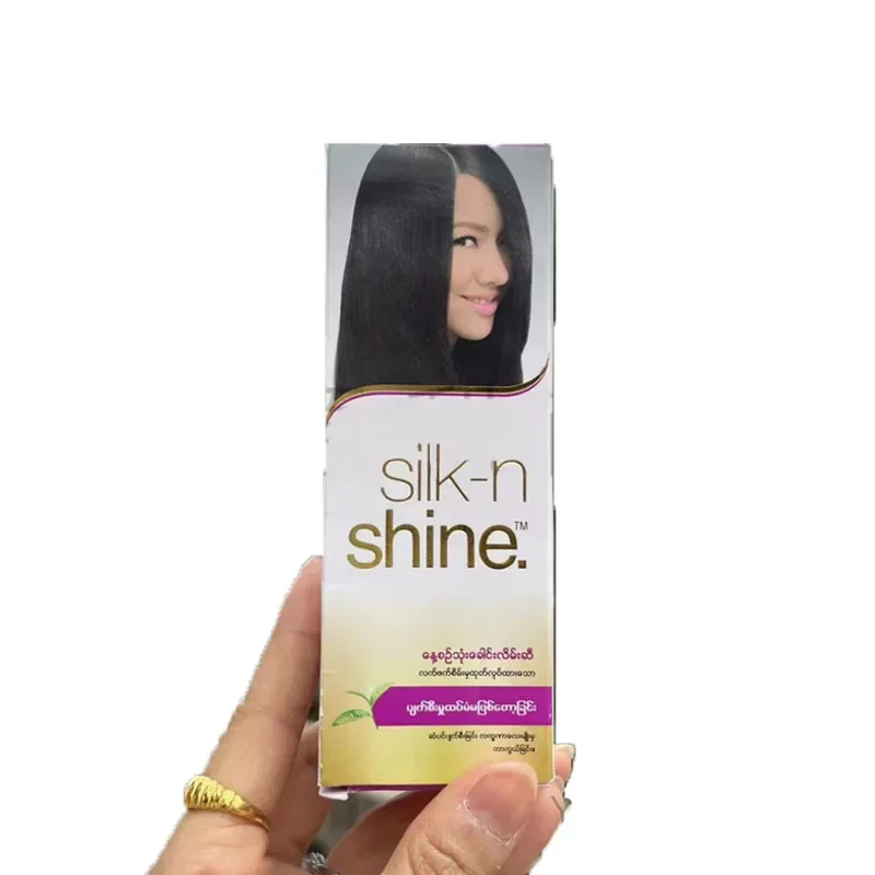 Sdotter New Silk-N-Shine Hair Coat No More Damage 100ml Removes Tanglers Frizz From Hair Moisturizes Smoothen And Silky Shiny 50