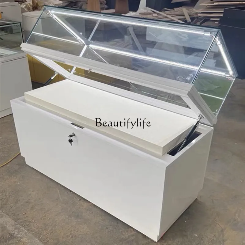 

Museum Glass Hanging Book Calligraphy and Painting Display Cabinet